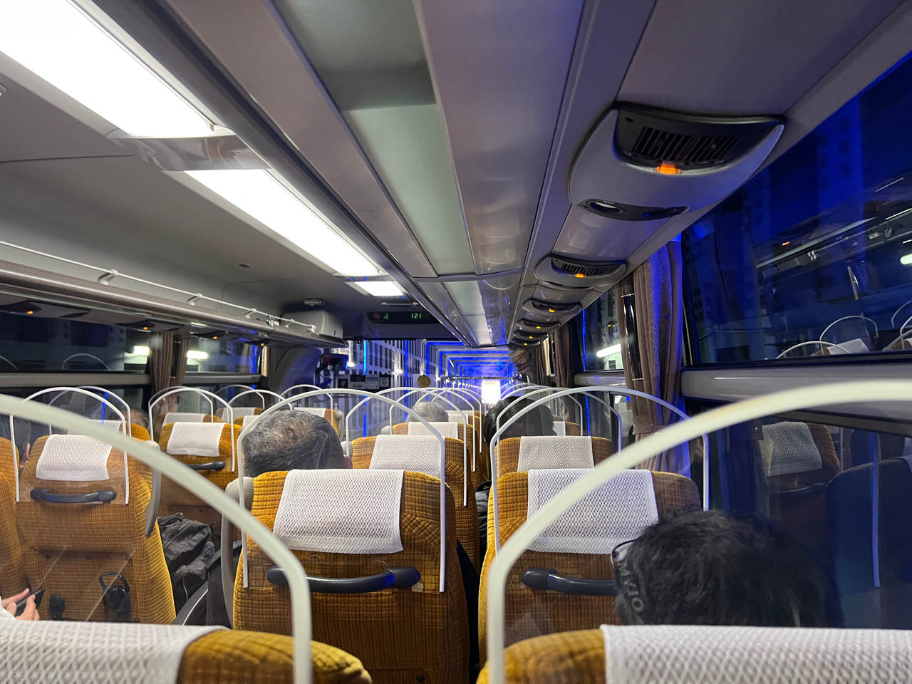 工事中のトンネルが幻想的だった（その1）