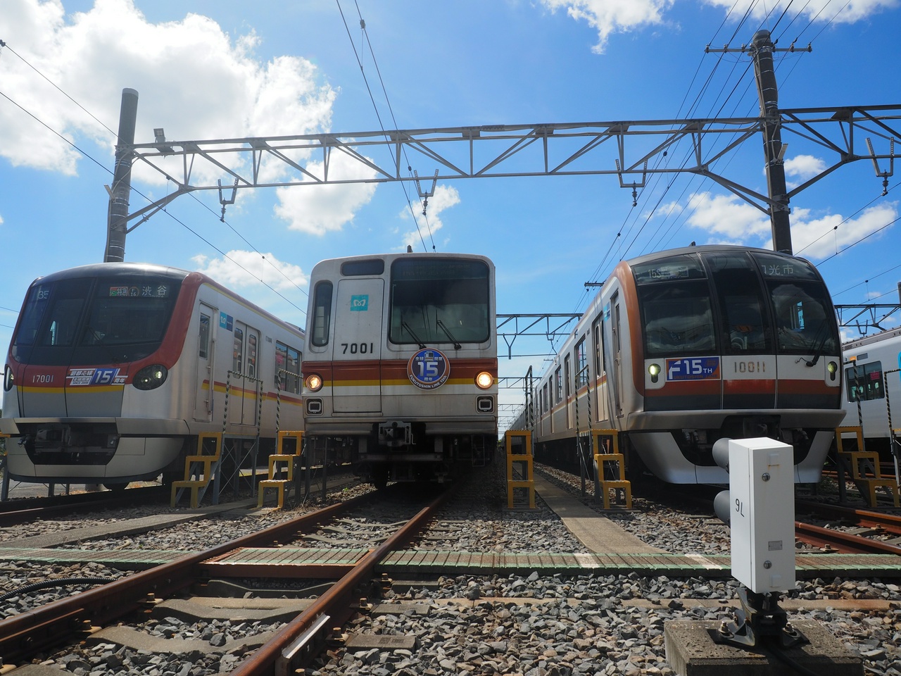 東京メトロ17000系、7000系、10000系