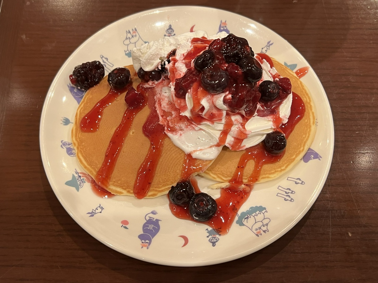 橙幻郷・ダイナーイベントのベリーパンケーキ