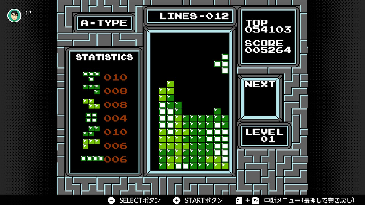 NES版「Tetris」