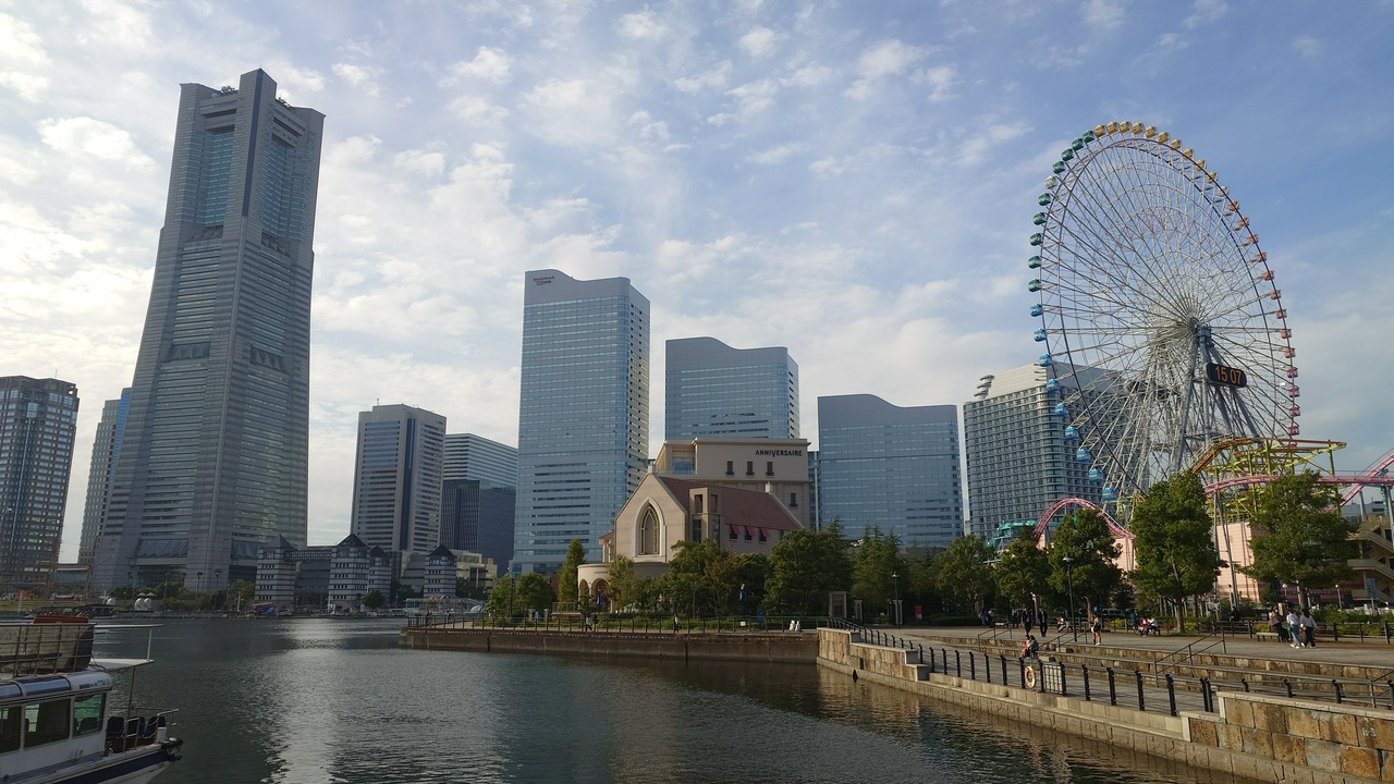みなとみらい地区周辺の高層ビル群