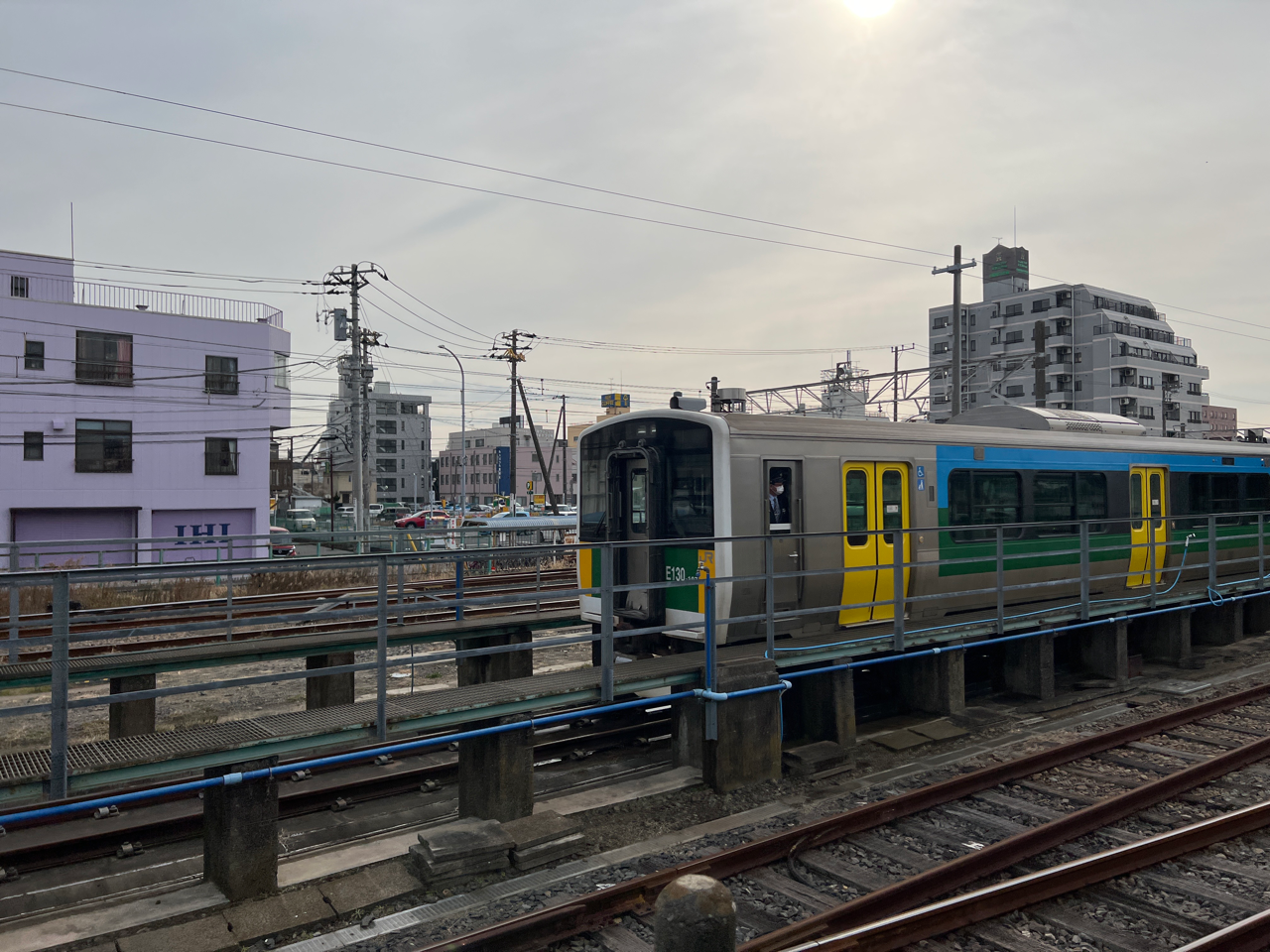 普段旅客が立ち入ることのない木更津駅構内