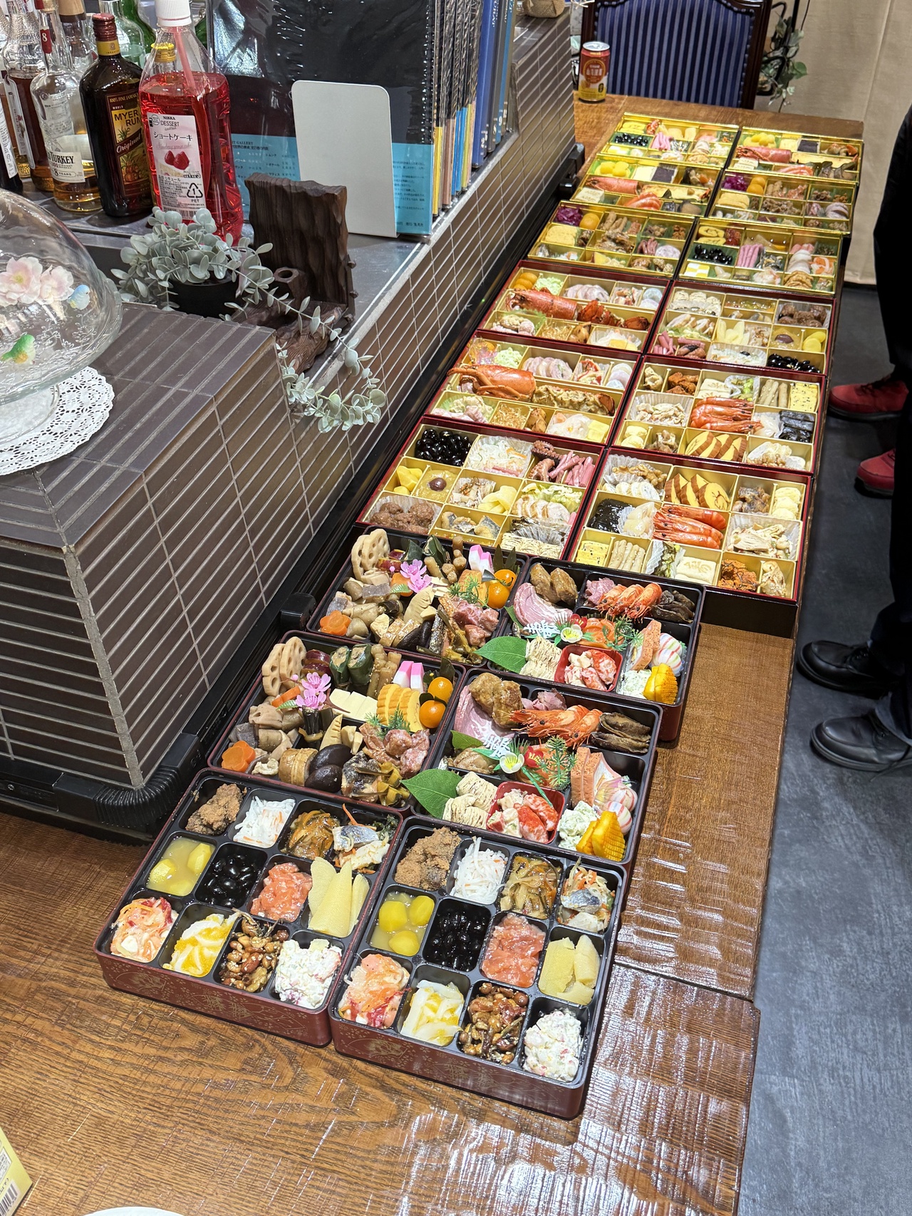 みのや菓子工房の新年会で口にしたおせち料理