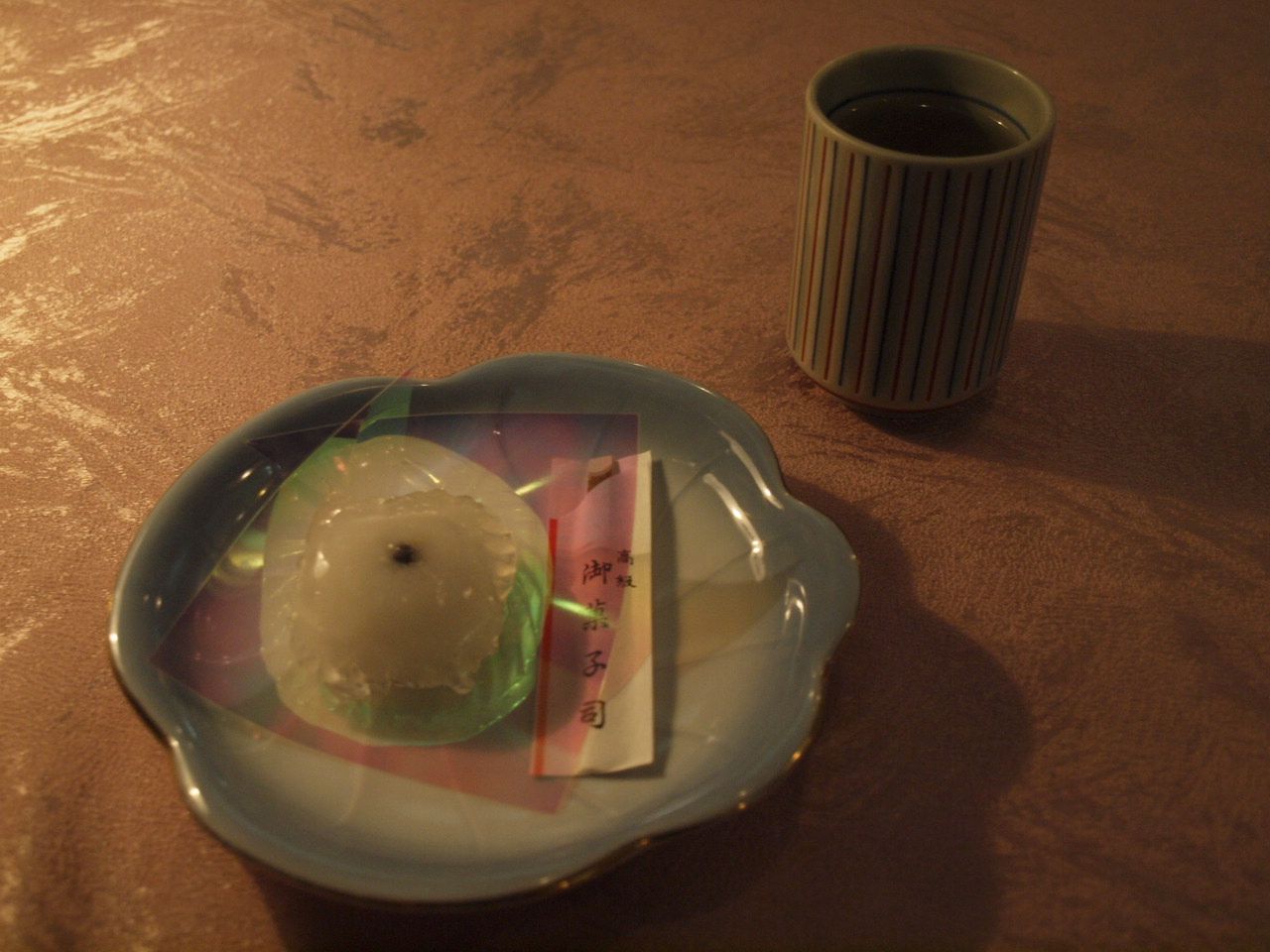 寝台特急「北斗星」の食後のデザート